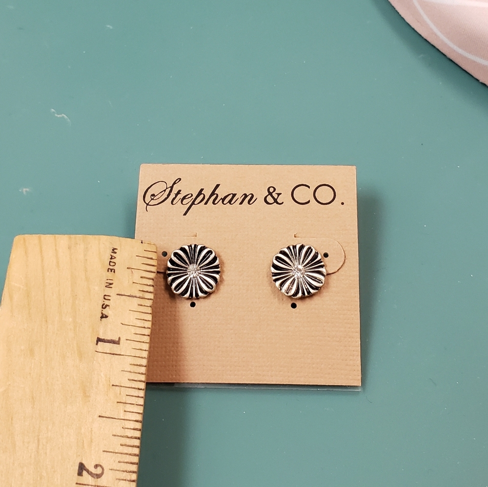 Stephan & Co, NWT, earring bundle, 2 prs pierced post fashion earrings - Picture 4 of 11
